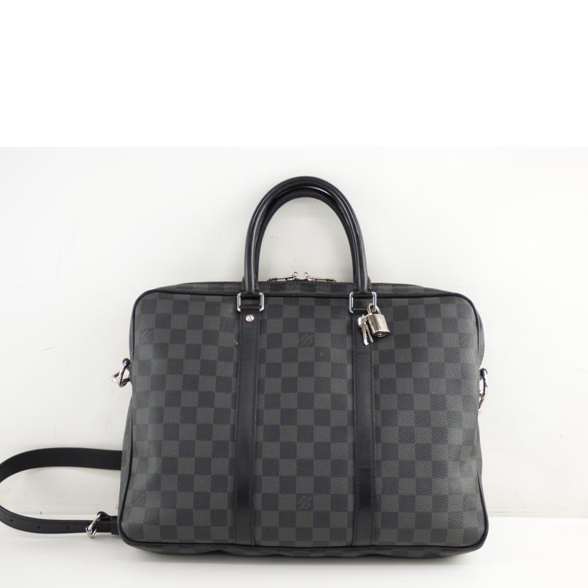 LOUIS VUITTON ルイヴィトン ルイ・ヴィトン ビトン ショルダーバッグ ハンドバッグ トートバッグ ブラウン メンズ レディース 定番 人気 LV 斜め掛け 肩がけ/PDV PM/ダミエ・グラフィット /N41478//GI0***/ABランク/64