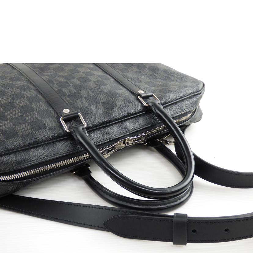 LOUIS VUITTON ルイヴィトン ルイ・ヴィトン ビトン ショルダーバッグ ハンドバッグ トートバッグ ブラウン メンズ レディース 定番 人気 LV 斜め掛け 肩がけ/PDV PM/ダミエ・グラフィット /N41478//GI0***/ABランク/64