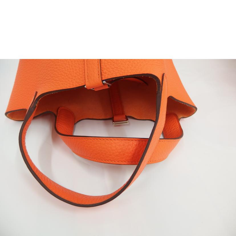 HERMES エルメス/ピコタンロック18/PM/トリヨンクレマンス/オレンジ//W刻印*******/SAランク/82