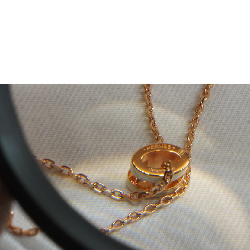 HERMES エルメス/ミニポップアッシュ/Hネックレス/ホワイトPG//SAランク/92