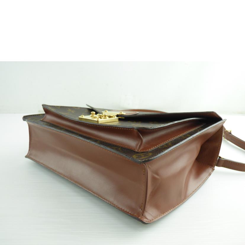 LOUIS VUITTON ルイヴィトン ルイ・ヴィトン ビトン ショルダーバッグ ハンドバッグ トートバッグ ブラウン メンズ レディース 定番 人気 LV 斜め掛け 肩がけ/モンソー/モノグラム/M51185//A21***/ABランク/64