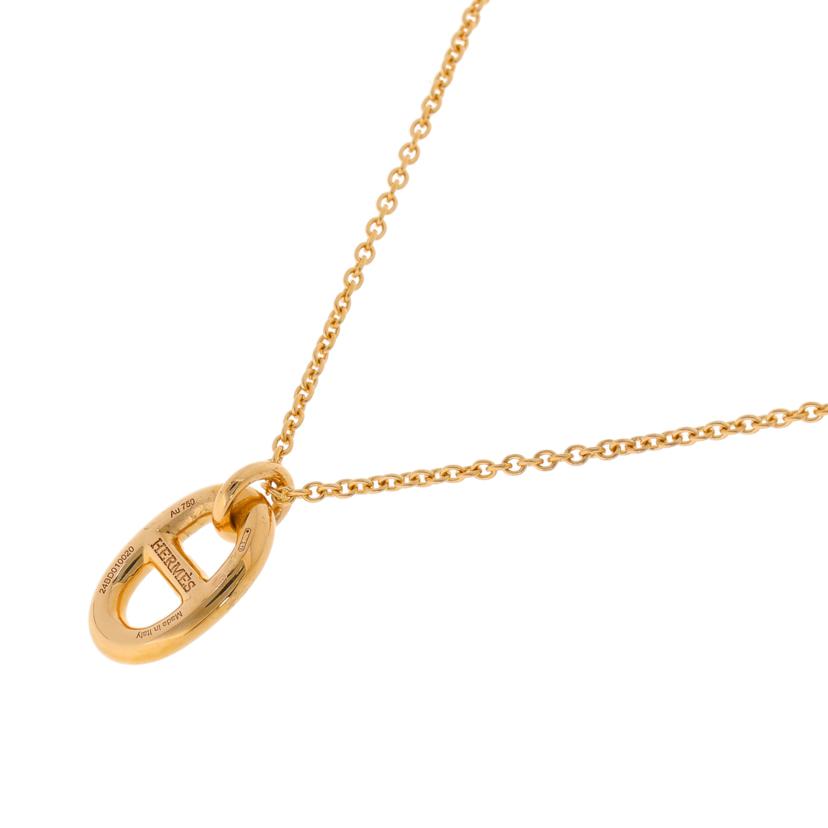 HERMES ヘルメス/AU750シェーヌダンクルファランドールPMネックレス//Aランク/75
