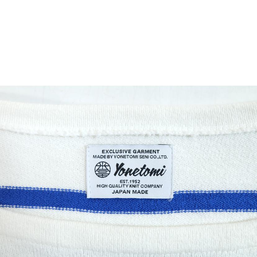 Yonetomi×BLUE BLUE ヨネトミ/ウェーブコットンパネルボーダーバスクセーター/1000851//Bランク/71