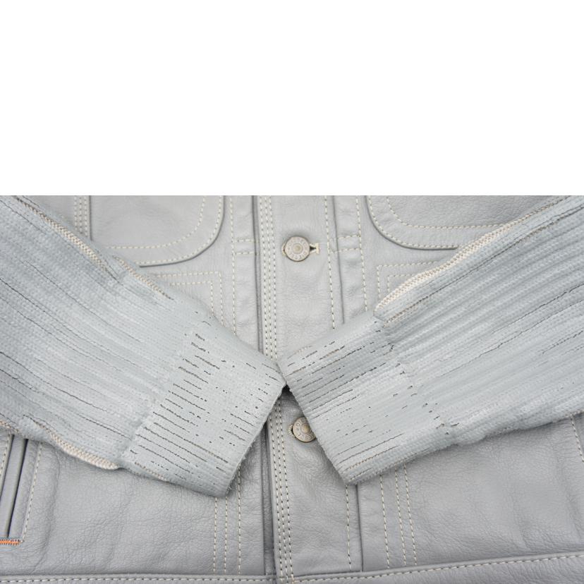 DIESEL ディーゼル/ DIESEL ダメージ加工レザージャケット S//SAランク/67