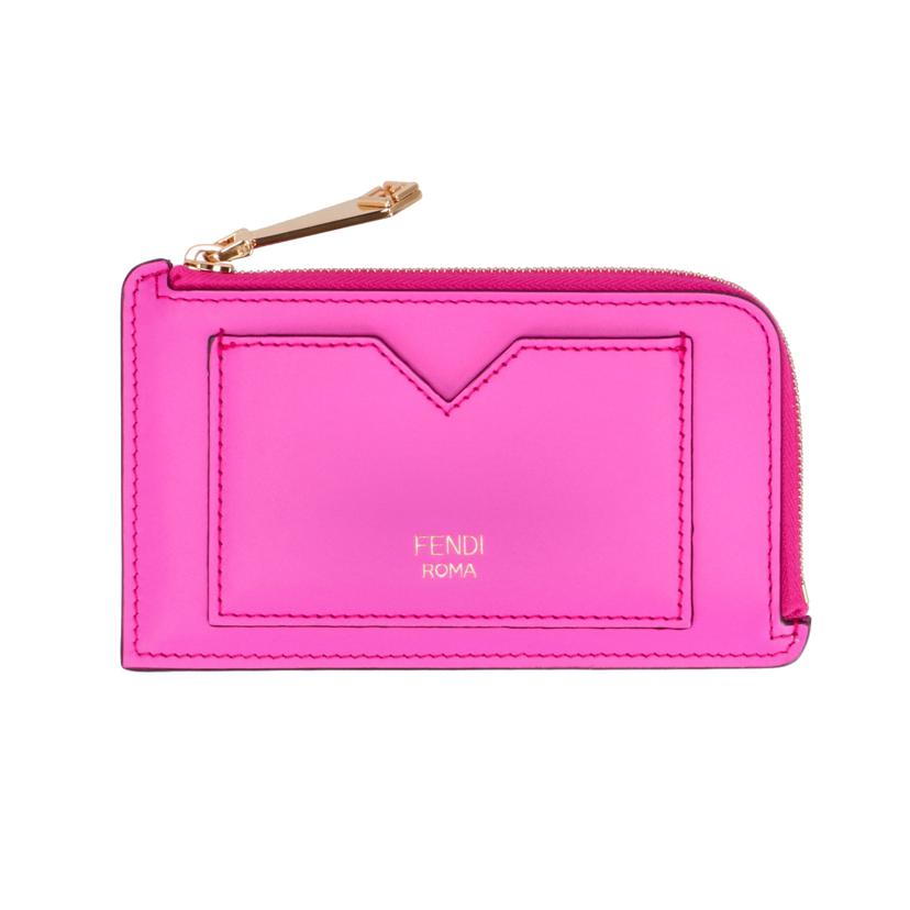 FENDI フェンディ/ダイヤモンドレザーカードケース/8M0489//Aランク/91