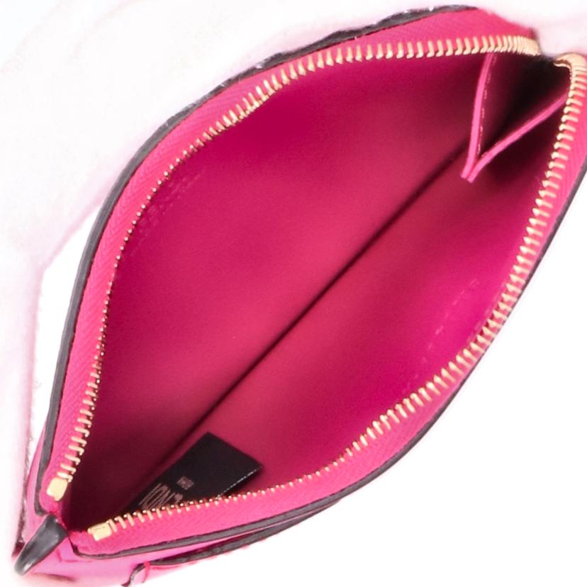 FENDI フェンディ/ダイヤモンドレザーカードケース/8M0489//Aランク/91