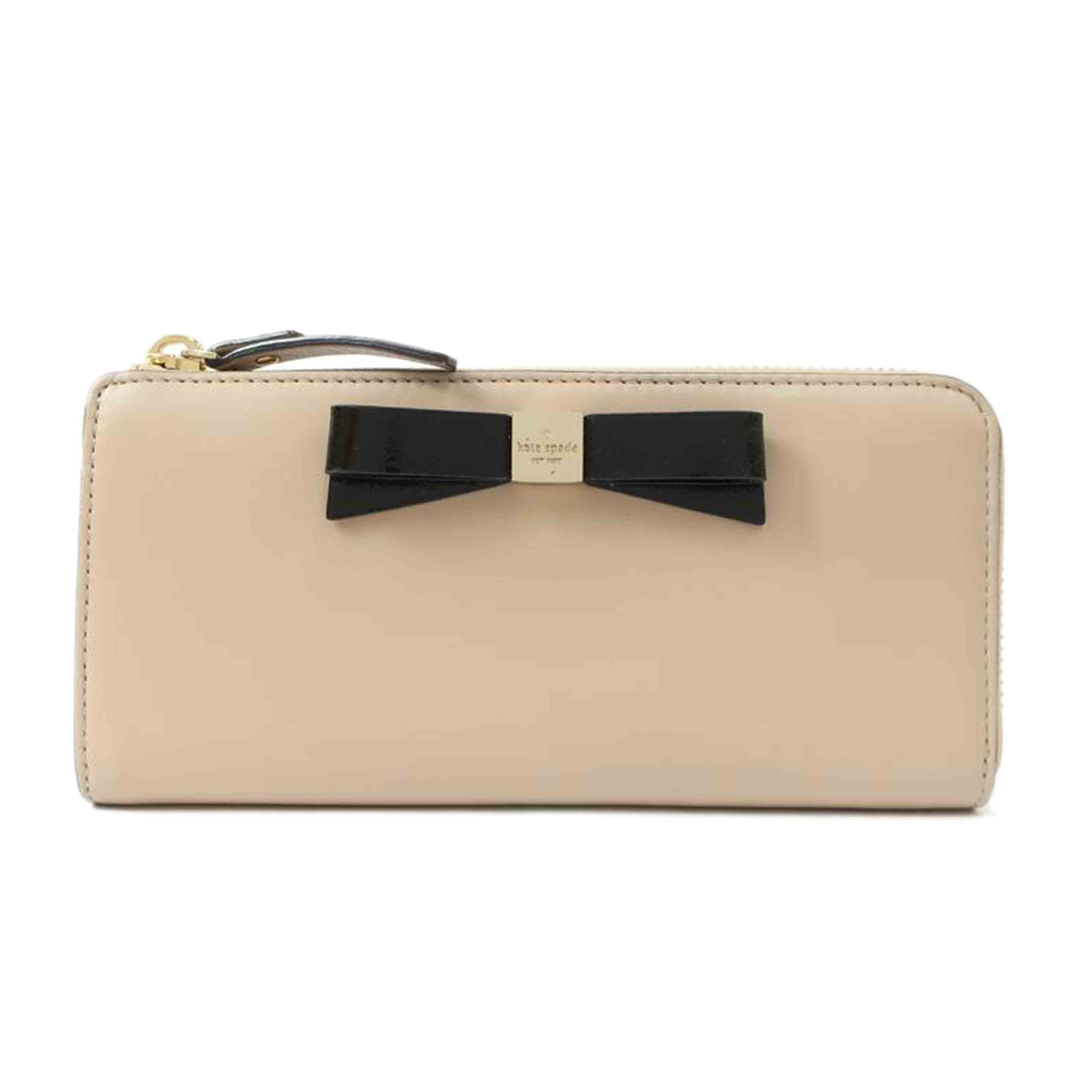 Kate Spade ケイトスペード/L字ファスナー長財布 ライトベージュ/PWRU4038//ABランク/65