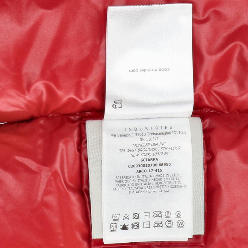 MONCLER モンクレール/ロゴワッペン付ダウンマフラ-/SCIARPA//C20930010700 68950/ABランク/93