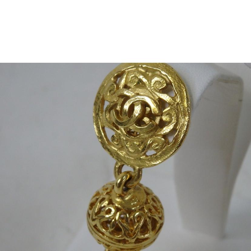 CHANEL シャネル/ココマーク/スカシ/イヤリング/ゴールド//95/*/ABランク/84