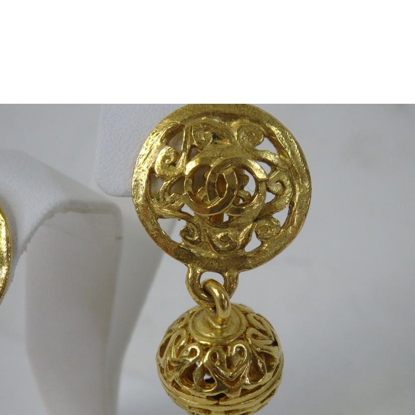 CHANEL シャネル/ココマーク/スカシ/イヤリング/ゴールド//95/*/ABランク/84