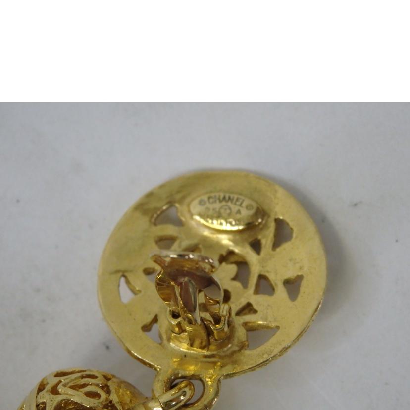 CHANEL シャネル/ココマーク/スカシ/イヤリング/ゴールド//95/*/ABランク/84