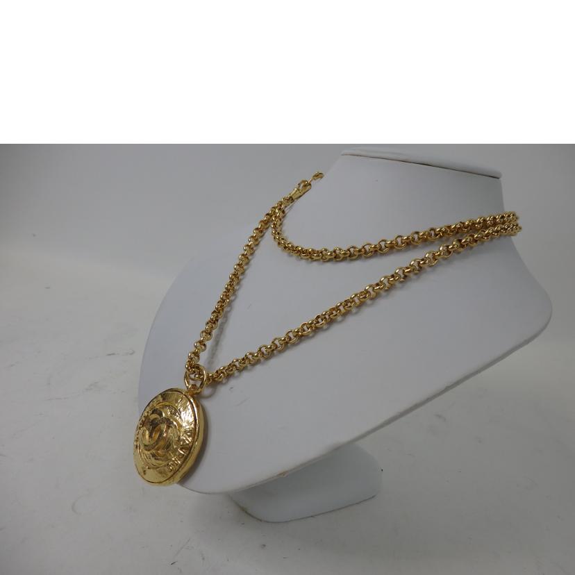 CHANEL シャネル/ココマークミラーネックレス/ゴールド//2/8/ABランク/84