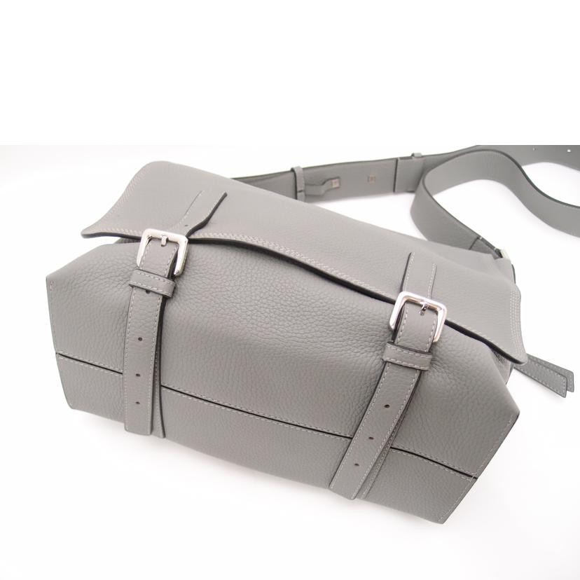 LOEWE ロエベ/ミニタリーメッセンジャーショルダー/グレー/316.41.N64//061***/Aランク/69