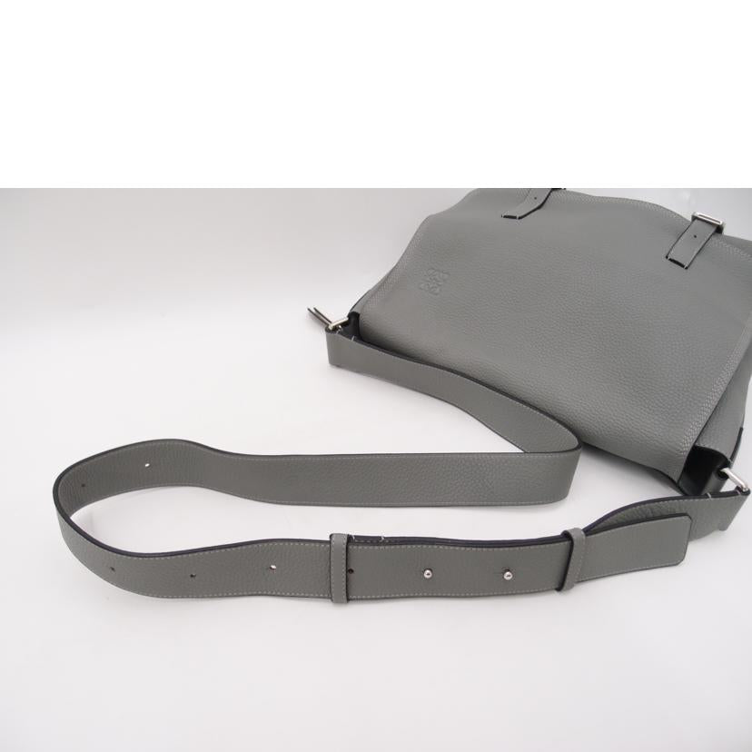 LOEWE ロエベ/ミニタリーメッセンジャーショルダー/グレー/316.41.N64//061***/Aランク/69