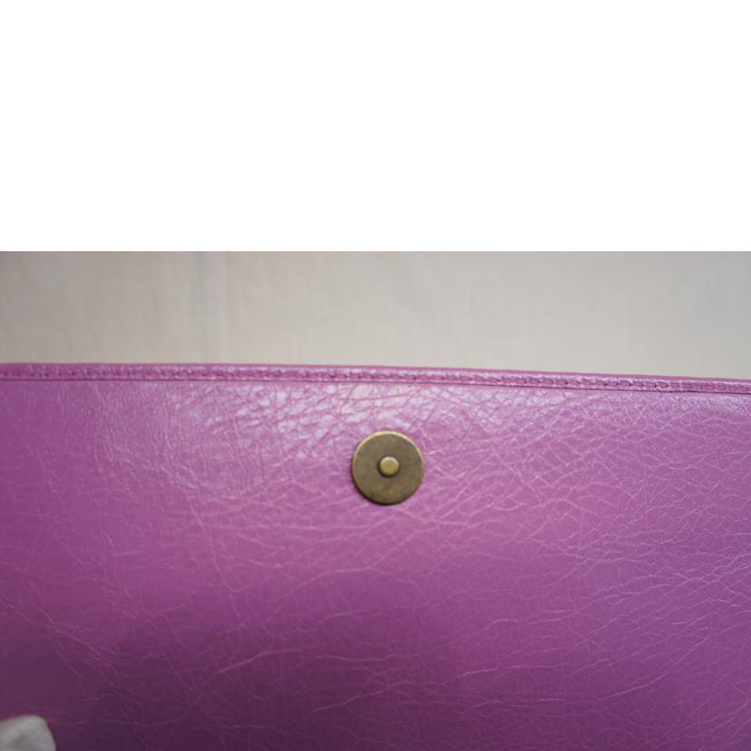 BALENCIAGA バレンシアガ/クラシックマネー/レザーロングウォレット/ピンク/163471//SAランク/92