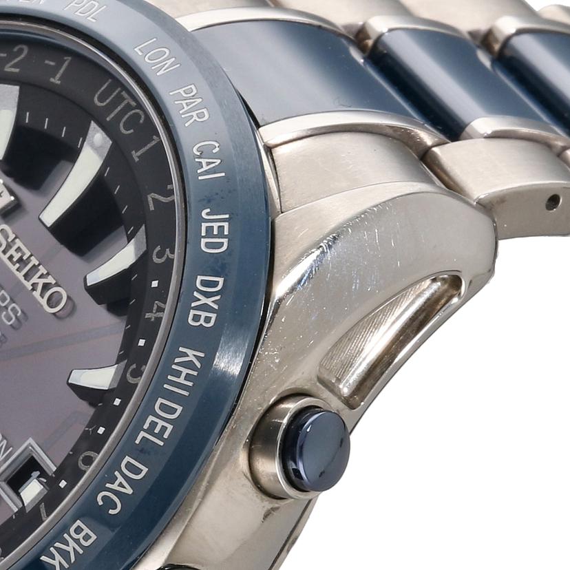 SEIKO セイコー/アストロン ブライトチタン GPSソーラー電波/SBXA019/7X52-0AF0//430***/Aランク/70