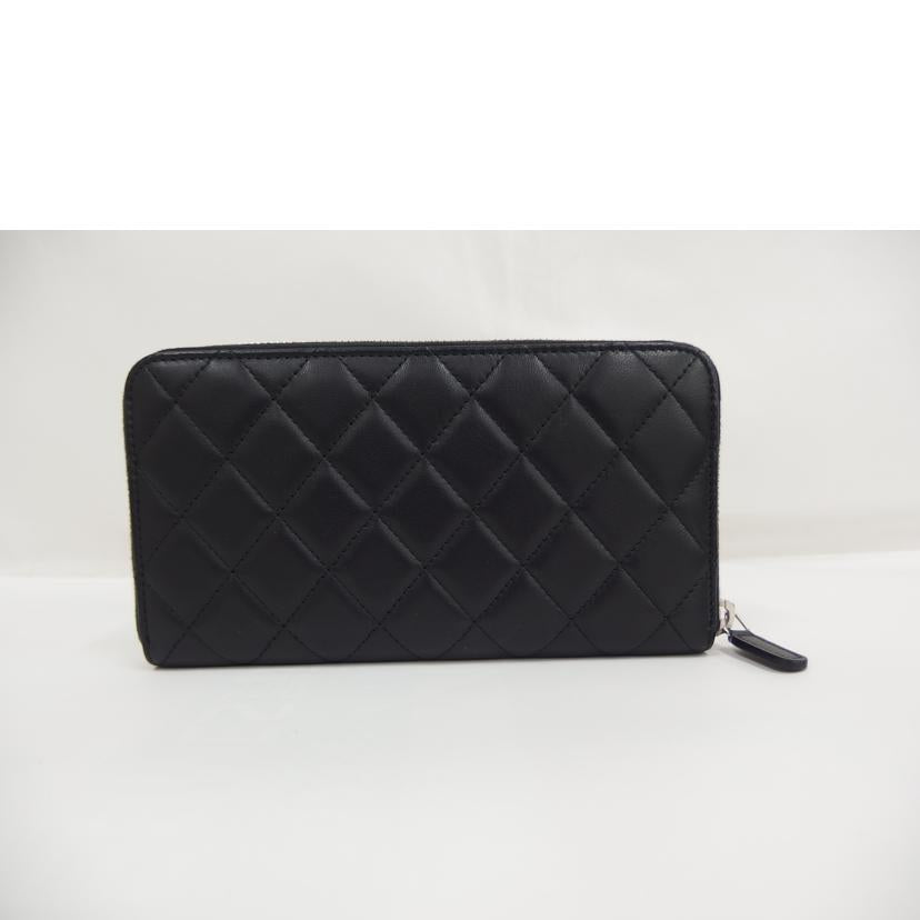 CHANEL シャネル/マトラッセラウンドファスナー/ラムスキン//196*****/Aランク/82