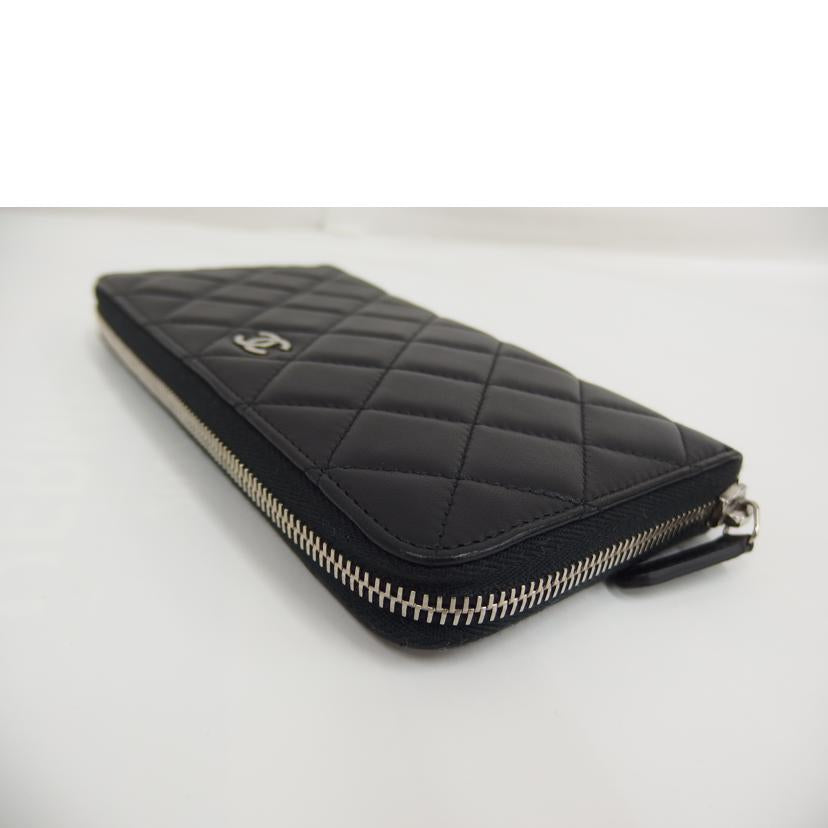 CHANEL シャネル/マトラッセラウンドファスナー/ラムスキン//196*****/Aランク/82