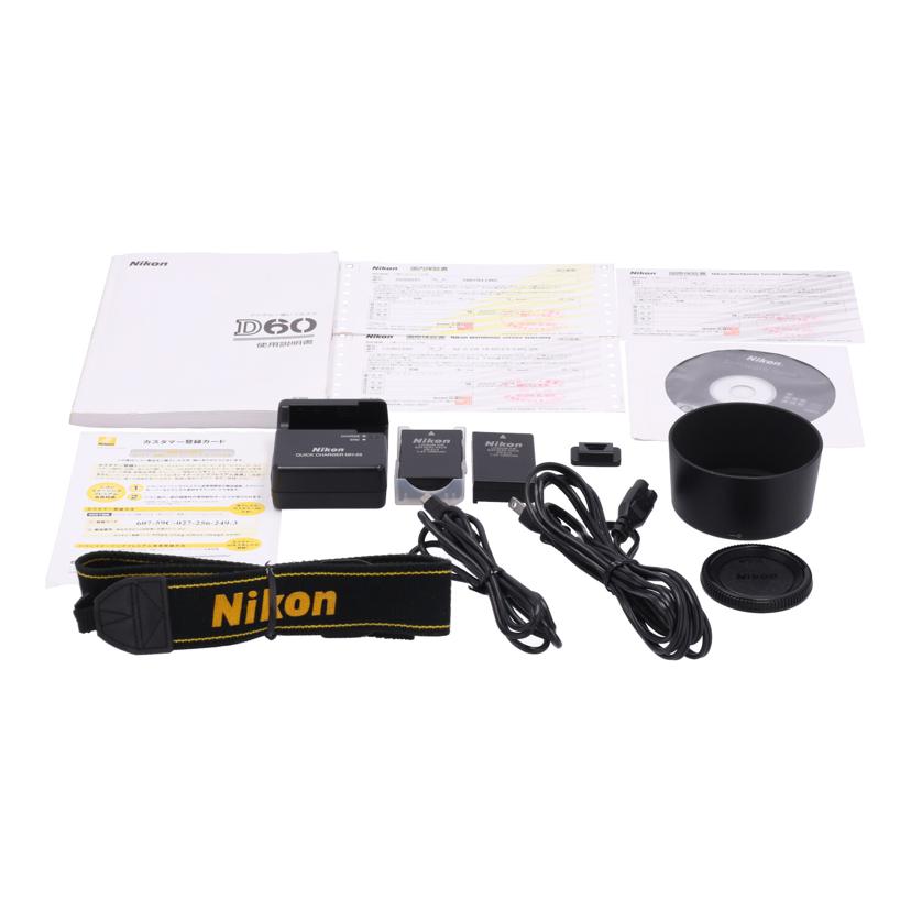Nikon ニコン /デジタル一眼 ダブルズームキット/D60 ダブルズームキット//2032031/Bランク/64