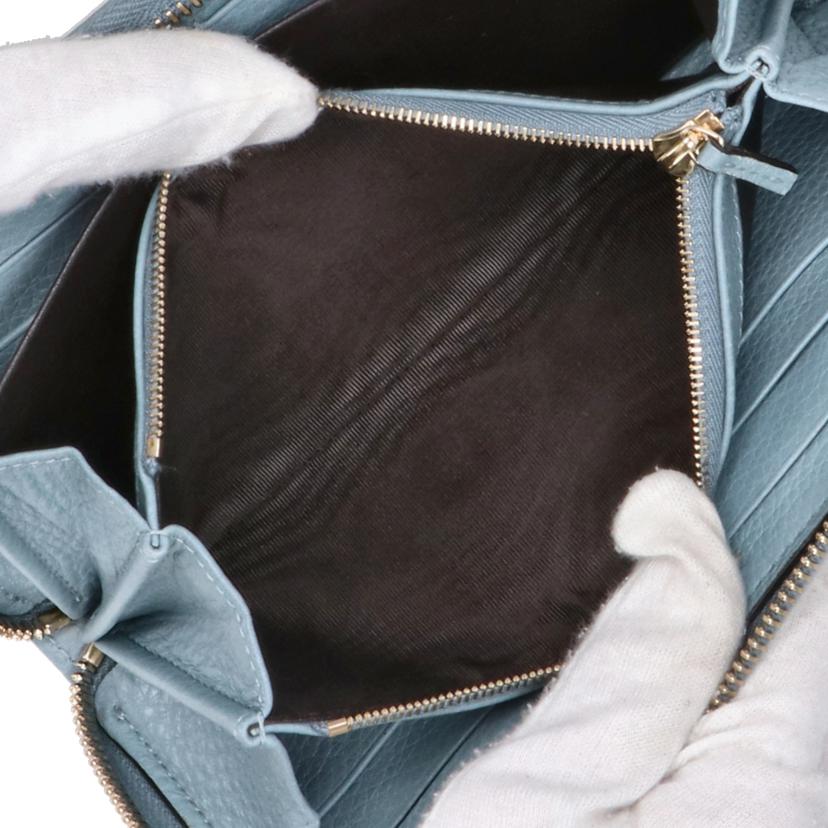 GUCCI グッチ/バンブータッセル/フローララウンドファスナー長財布/ブルー/356708//525***/ABランク/18