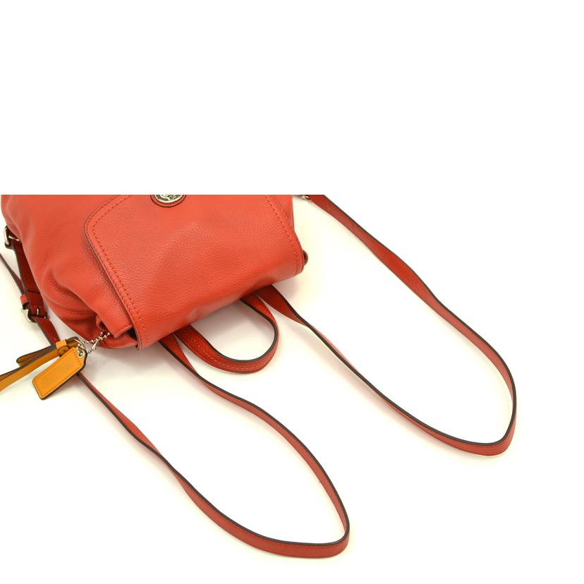 COACH/コーチ ターンロックレザーリュック/レッド/F24385//D17**/Aランク/75
