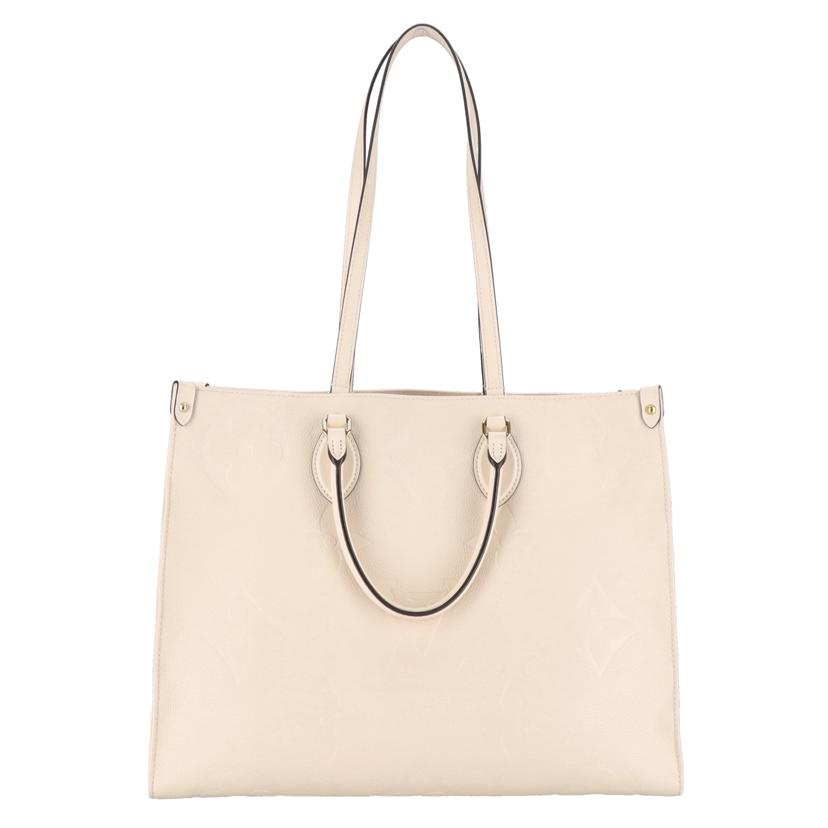 LV ルイヴィトン/オンザゴーGM/アンプラント/クレーム/M45081//DU5***/SAランク/75