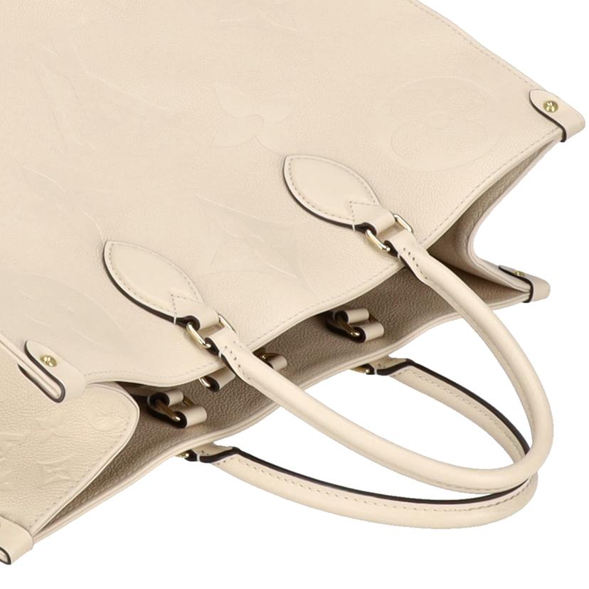 LV ルイヴィトン/オンザゴーGM/アンプラント/クレーム/M45081//DU5***/SAランク/75