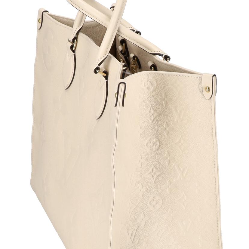 LV ルイヴィトン/オンザゴーGM/アンプラント/クレーム/M45081//DU5***/SAランク/75