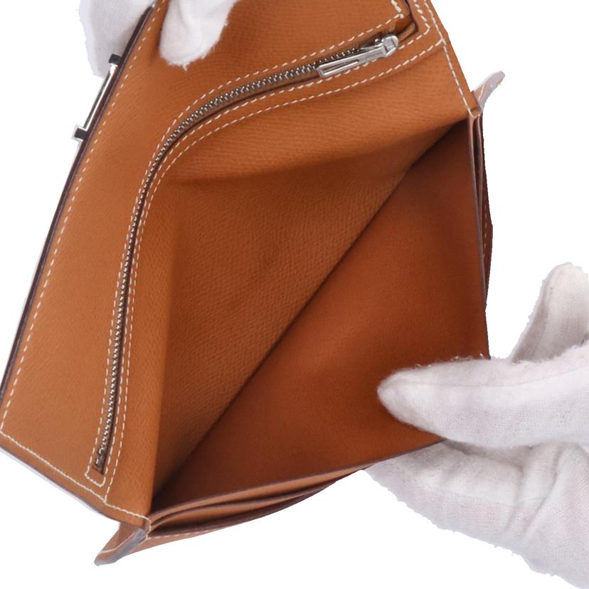 HERMES エルメス/ベアン/ヴォーエプソン/シルバー金具//□I **/Aランク/75