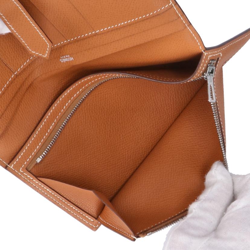 HERMES エルメス/ベアン/ヴォーエプソン/シルバー金具//□I **/Aランク/75