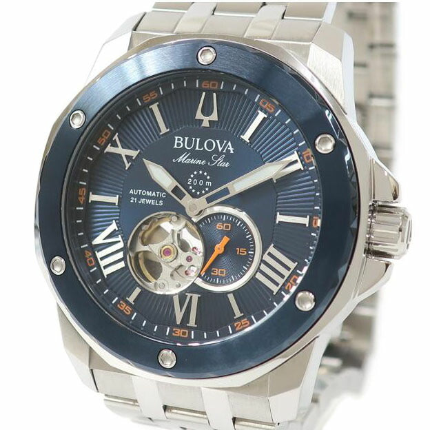 BULOVA ブローバ/メカニカル マリンスター オートマチック/98A302//442******/Aランク/65