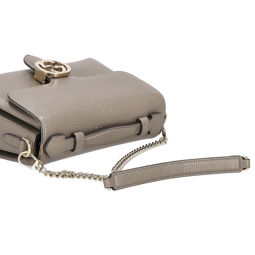 GUCCI グッチ/インターロッキングGチェーンショルダーバッグ/510302//493***/Bランク/85