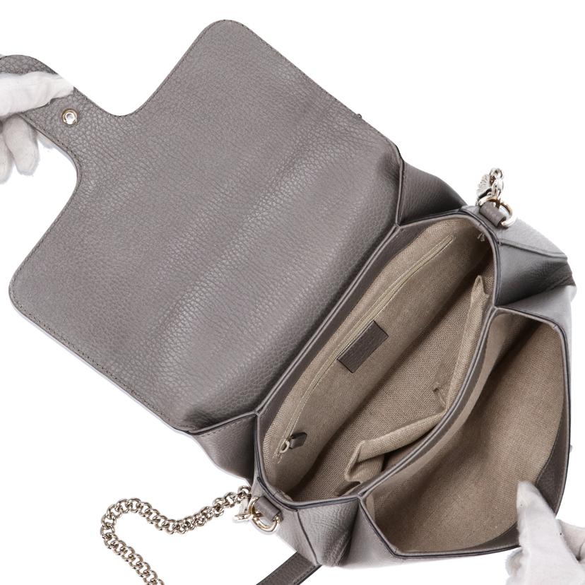 GUCCI グッチ/インターロッキングGチェーンショルダーバッグ/510302//493***/Bランク/85