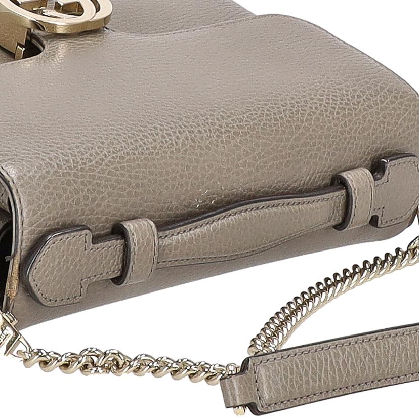 GUCCI グッチ/インターロッキングGチェーンショルダーバッグ/510302//493***/Bランク/85