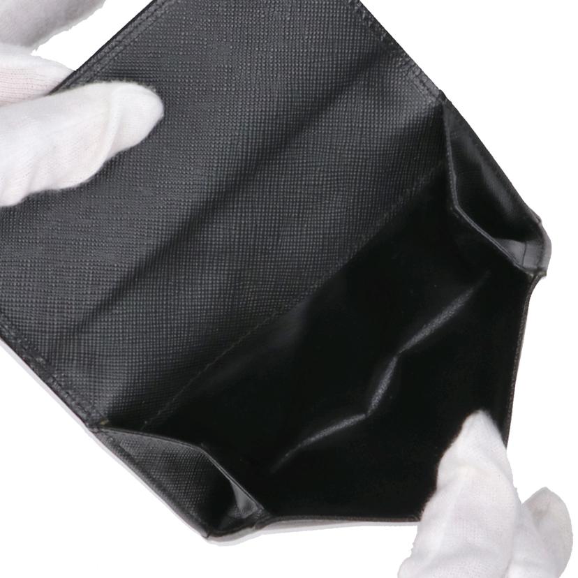 Salvatore Ferragamo サルヴァトーレ フェラガモ/ガンチーニ レザー 二つ折り財布/ブラック/AQ-220773//Sランク/01