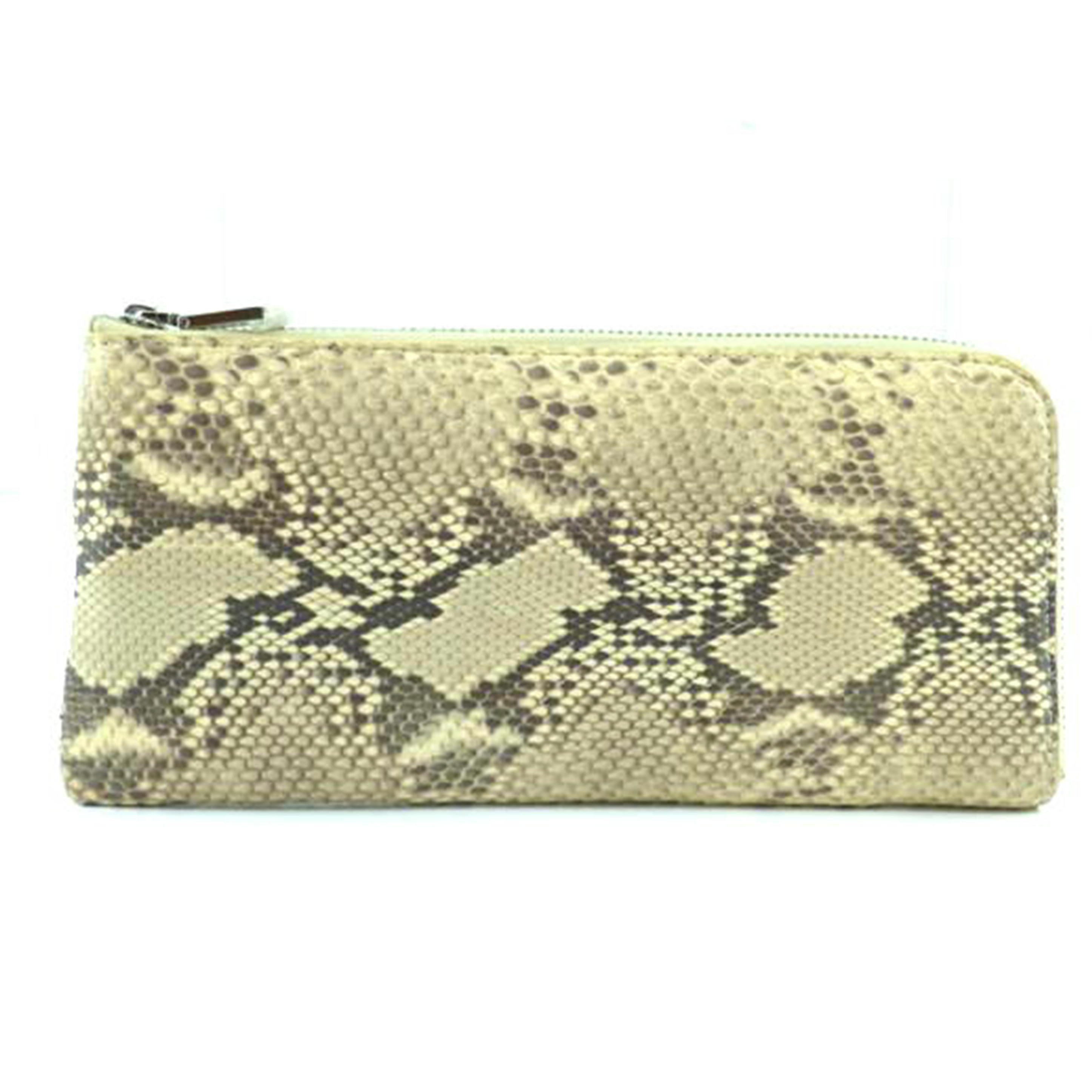 ダイアモンドパイソン革長財布/S-971PY//Aランク/64