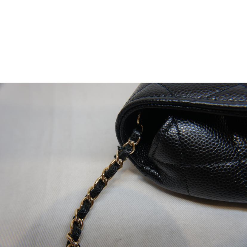 CHANEL シャネル/キャビアスキンチェーンショルダー/メガネケース//316*****/SAランク/92