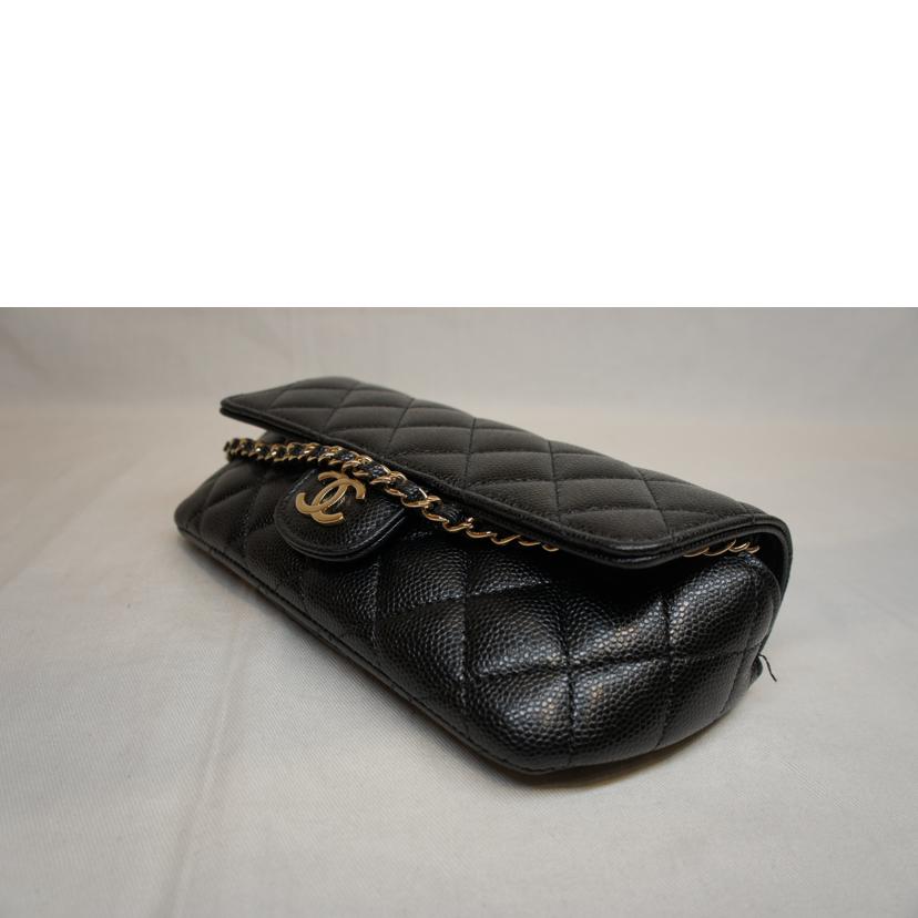 CHANEL シャネル/キャビアスキンチェーンショルダー/メガネケース//316*****/SAランク/92