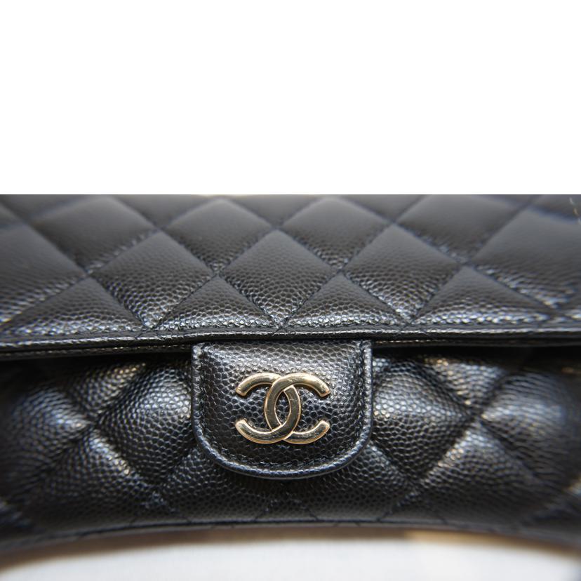 CHANEL シャネル/キャビアスキンチェーンショルダー/メガネケース//316*****/SAランク/92