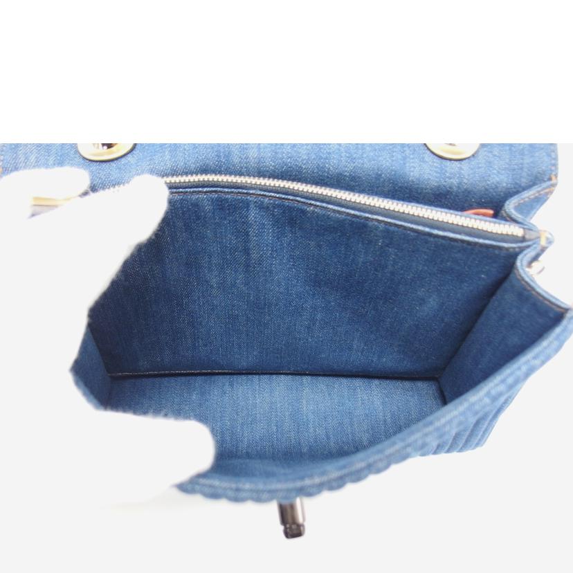 COACH コーチ/フラワーモチーフ/デニムショルダーバッグ/68222//L18**/Aランク/18