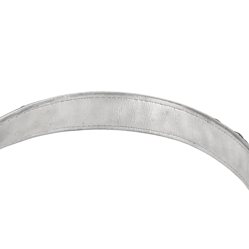 CHANEL シャネル/シャンネル19ラウンドチェーンショルダー/シルバー//ABランク/75