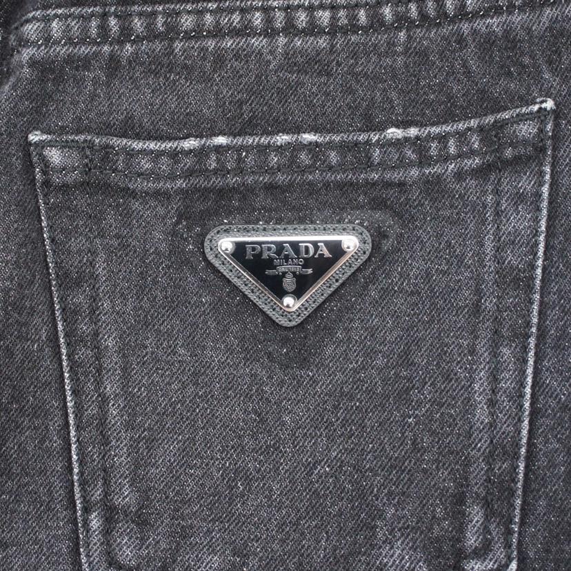 PRADA プラダ/ダメージ加工トライアングルロゴデニムスカート/GFD163 S222//サイズ:38/Aランク/91