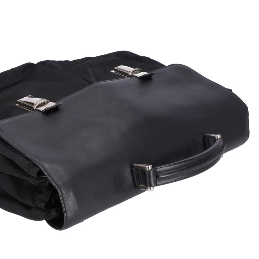 PRADA プラダ/TESSUTO+VITEL NERO/VR0022//49/Bランク/38