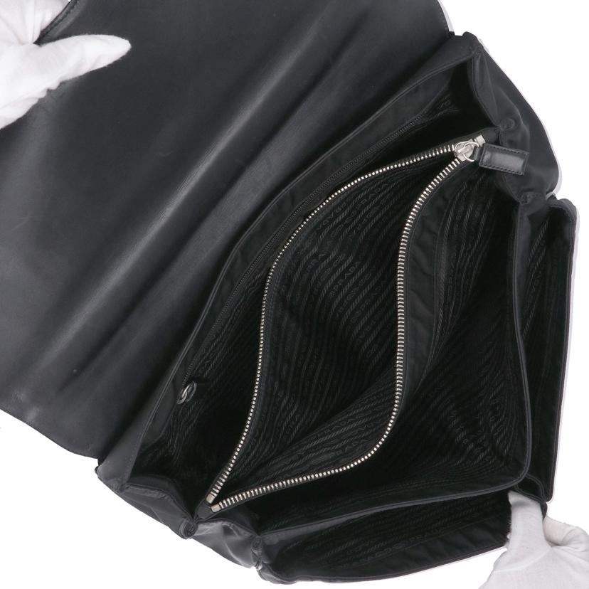 PRADA プラダ/TESSUTO+VITEL NERO/VR0022//49/Bランク/38