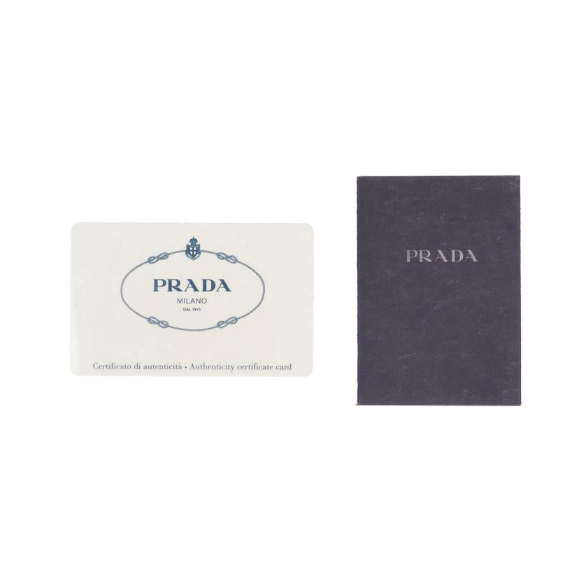 PRADA プラダ/TESSUTO+VITEL NERO/VR0022//49/Bランク/38