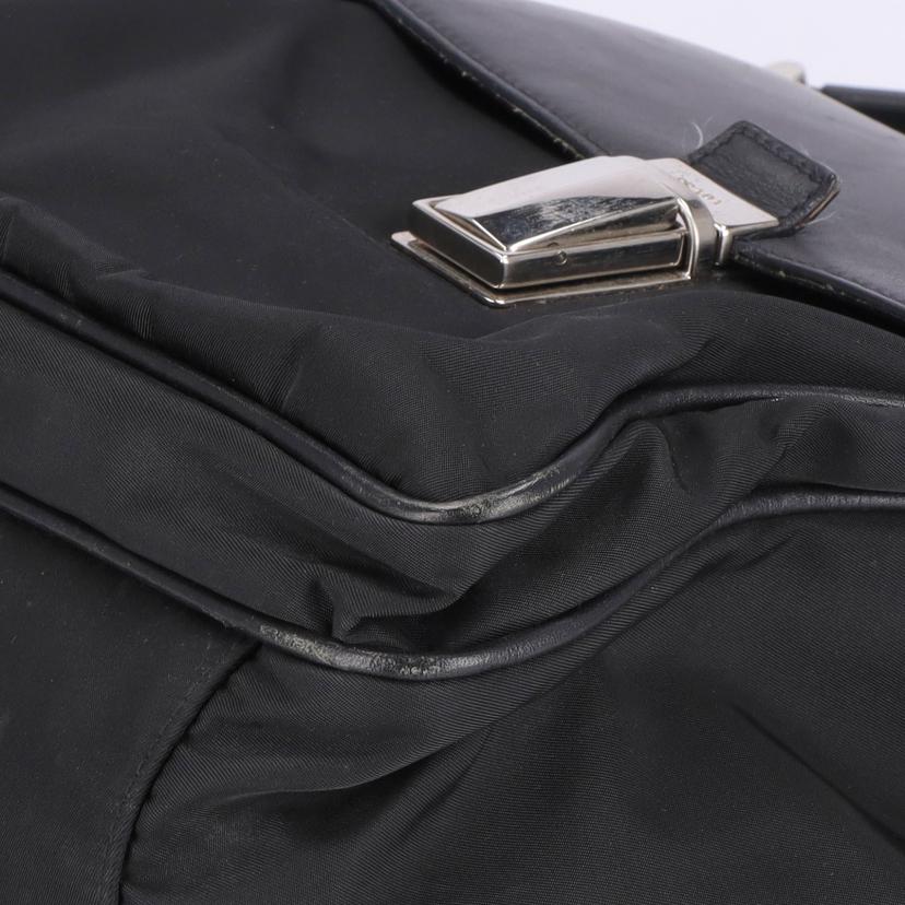 PRADA プラダ/TESSUTO+VITEL NERO/VR0022//49/Bランク/38