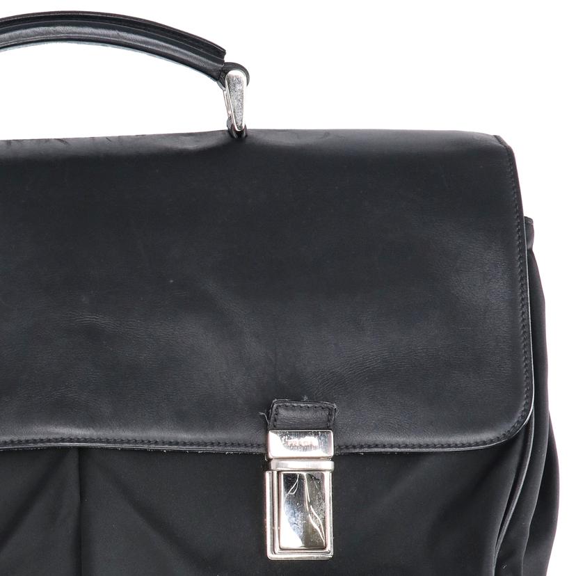 PRADA プラダ/TESSUTO+VITEL NERO/VR0022//49/Bランク/38