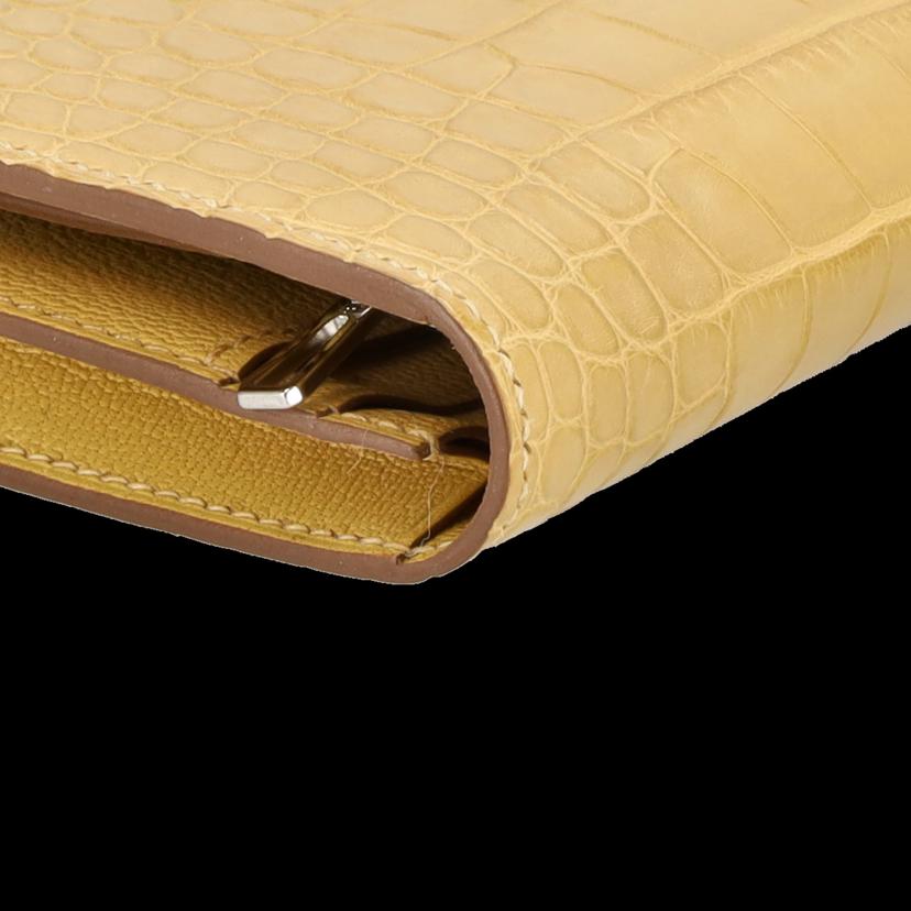 HERMES エルメス/ベアンスフレ/アリゲーター/ミエル/048601CK//Z(2*****/Aランク/82