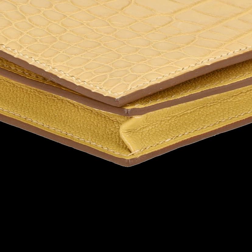 HERMES エルメス/ベアンスフレ/アリゲーター/ミエル/048601CK//Z(2*****/Aランク/82