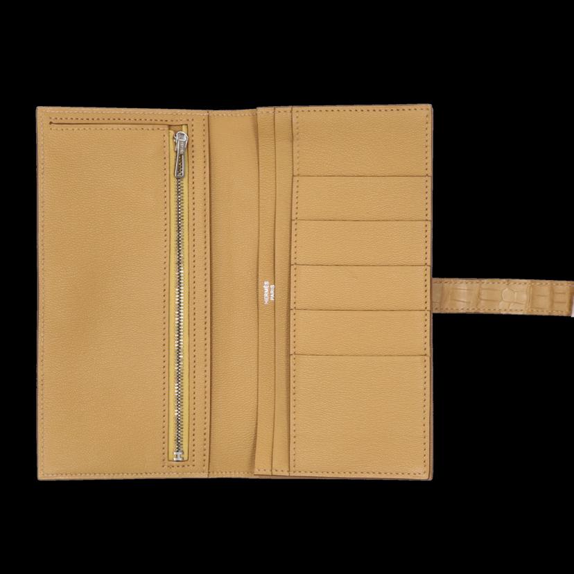 HERMES エルメス/ベアンスフレ/アリゲーター/ミエル/048601CK//Z(2*****/Aランク/82